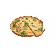 Киш с лососем и брокколи, замороженный, 1 шт